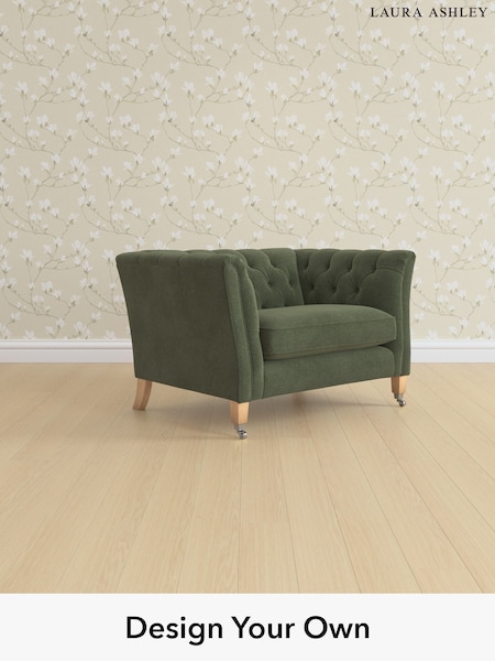 Lundar Chenille/Ivy Green Chatsworth Button Back By Laura Ashley (W47307) | £1,100