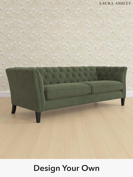 Lundar Chenille/Ivy Green Chatsworth Button Back By Laura Ashley (W47307) | £1,625