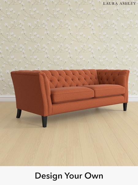 Harley/Terracotta Orange Chatsworth Button Back By Laura Ashley (W47312) | £1,675