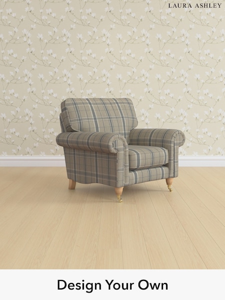 Longstowe Check/French Grey Kingston By Laura Ashley (W47315) | £975