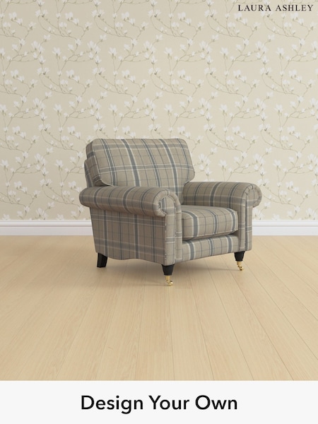 Longstowe Check/French Grey Kingston By Laura Ashley (W47315) | £975