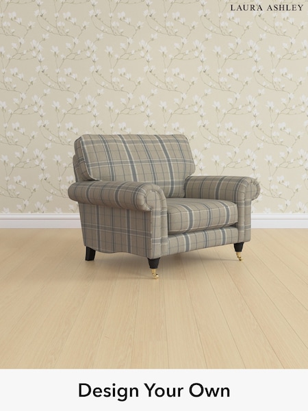 Longstowe Check/French Grey Kingston By Laura Ashley (W47315) | £1,075