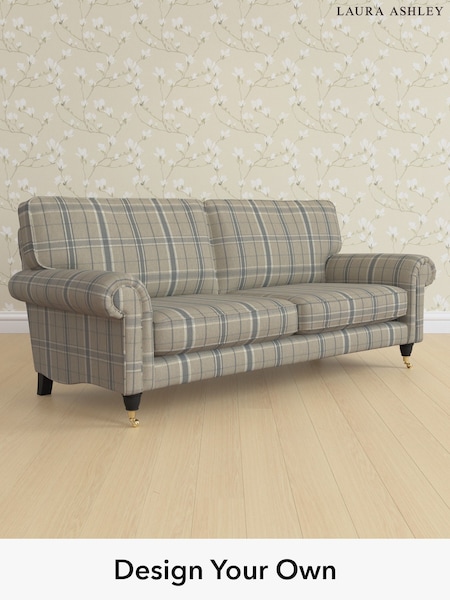 Longstowe Check/French Grey Kingston By Laura Ashley (W47315) | £1,575