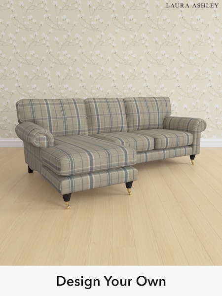 Longstowe Check/French Grey Kingston By Laura Ashley (W47315) | £2,325