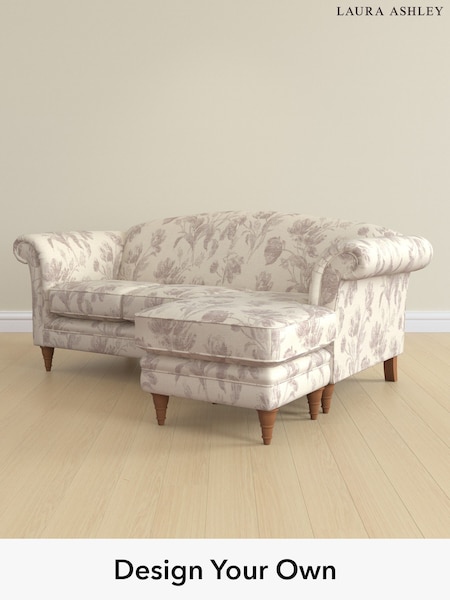 Gosford Weave/Dusky Plum Purple Gloucester By Laura Ashley (W47319) | £1,800