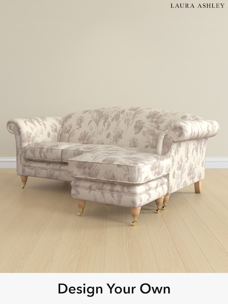 Gosford Weave/Dusky Plum Purple Gloucester By Laura Ashley (W47319) | £1,800