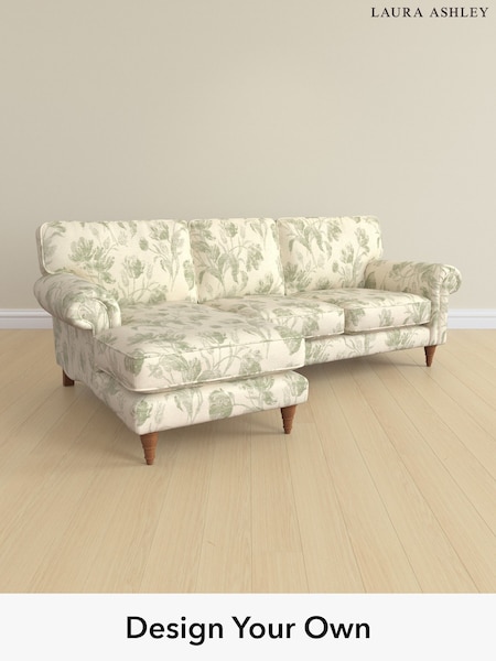 Gosford Weave/Sage Green Kingston By Laura Ashley (W47320) | £2,125