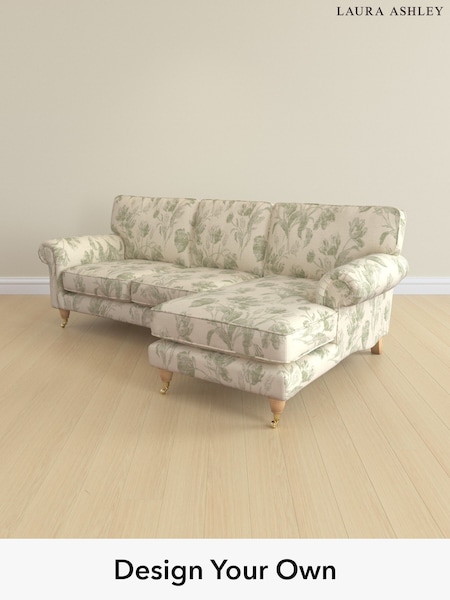 Gosford Weave/Sage Green Kingston By Laura Ashley (W47320) | £2,125
