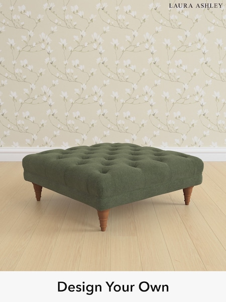 Lundar Chenille/Ivy Green Gloucester Button Back By Laura Ashley (W47323) | £600