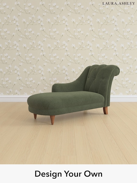 Lundar Chenille/Ivy Green Gloucester Button Back By Laura Ashley (W47323) | £1,100