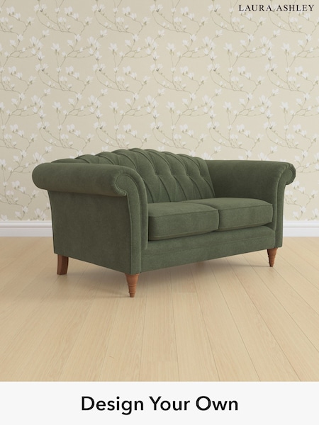 Lundar Chenille/Ivy Green Gloucester Button Back By Laura Ashley (W47323) | £1,225