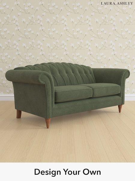 Lundar Chenille/Ivy Green Gloucester Button Back By Laura Ashley (W47323) | £1,425