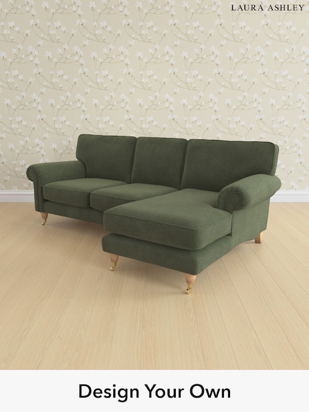 Lundar Chenille/Ivy Green Kingston By Laura Ashley (W47324) | £2,125