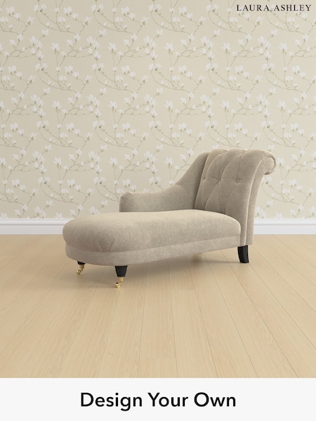 Lundar Chenille/Truffle Natural Gloucester Button Back By Laura Ashley (W47325) | £1,100