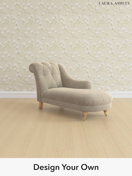 Lundar Chenille/Truffle Natural Gloucester Button Back By Laura Ashley (W47325) | £1,100