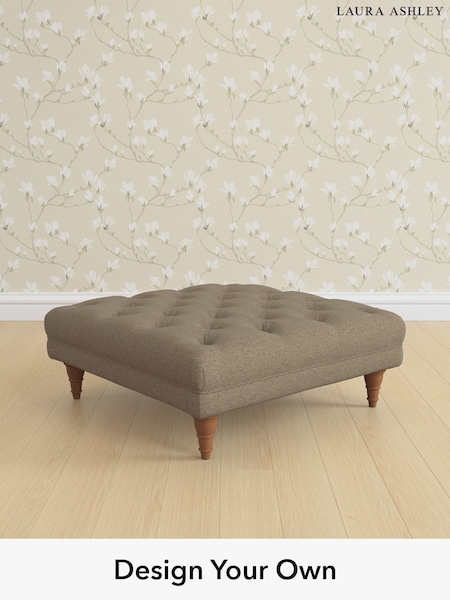 Harley/Truffle Natural Gloucester Button Back By Laura Ashley (W47327) | £700