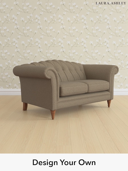 Harley/Truffle Natural Gloucester Button Back By Laura Ashley (W47327) | £1,375