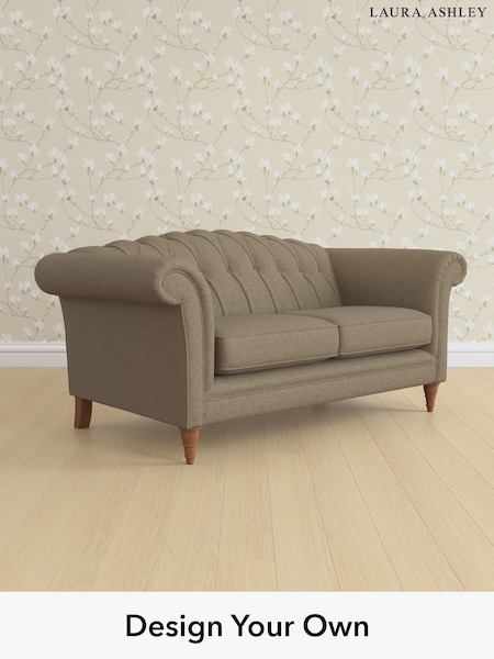 Harley/Truffle Natural Gloucester Button Back By Laura Ashley (W47327) | £1,475