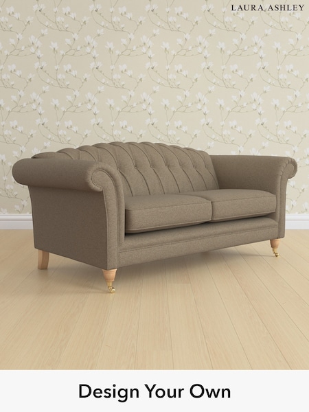 Harley/Truffle Natural Gloucester Button Back By Laura Ashley (W47327) | £1,575