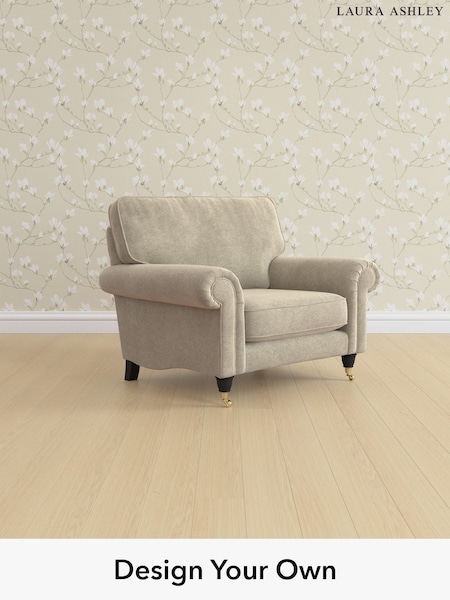 Lundar Chenille/Truffle Natural Kingston By Laura Ashley (W47332) | £975