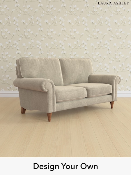 Lundar Chenille/Truffle Natural Kingston By Laura Ashley (W47332) | £1,225
