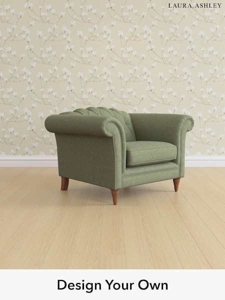 Harley/Moss Green Gloucester Button Back By Laura Ashley (W47334) | £1,050