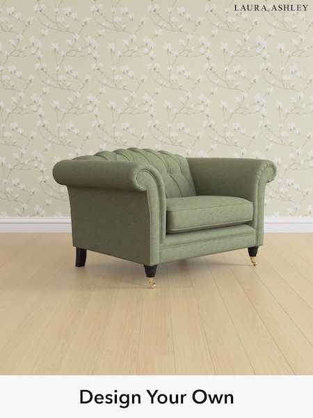 Harley/Moss Green Gloucester Button Back By Laura Ashley (W47334) | £1,150