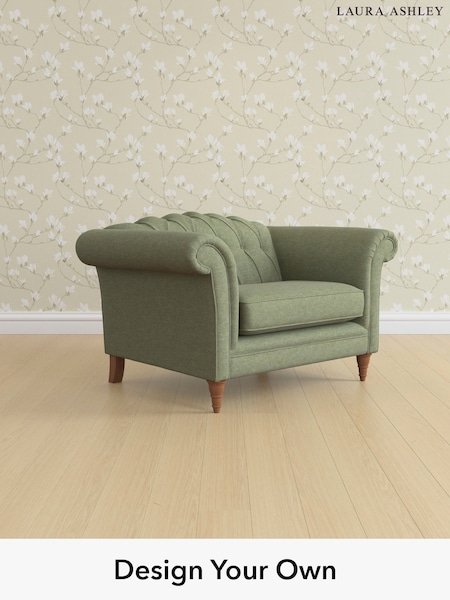 Harley/Moss Green Gloucester Button Back By Laura Ashley (W47334) | £1,150