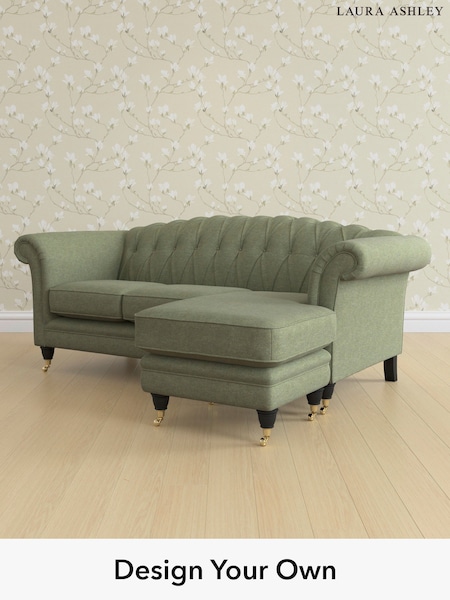 Harley/Moss Green Gloucester Button Back By Laura Ashley (W47334) | £2,100