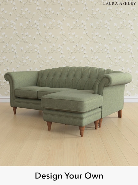 Harley/Moss Green Gloucester Button Back By Laura Ashley (W47334) | £2,100