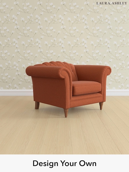 Harley/Terracotta Orange Gloucester Button Back By Laura Ashley (W47338) | £1,050