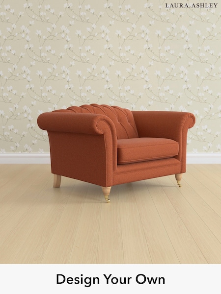 Harley/Terracotta Orange Gloucester Button Back By Laura Ashley (W47338) | £1,150