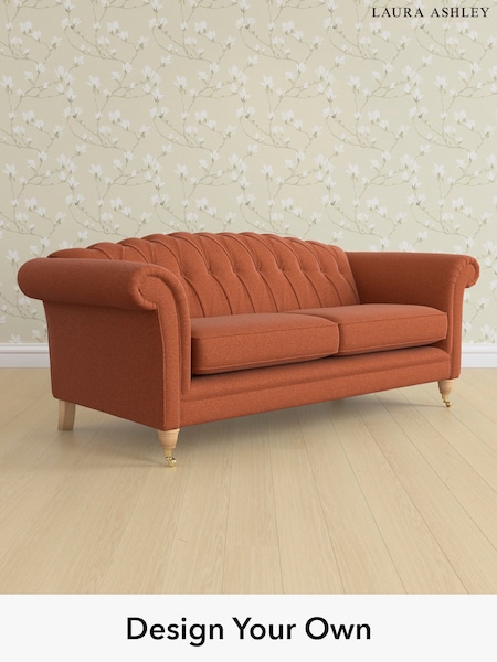 Harley/Terracotta Orange Gloucester Button Back By Laura Ashley (W47338) | £1,675