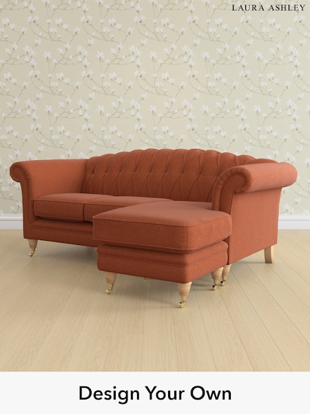 Harley/Terracotta Orange Gloucester Button Back By Laura Ashley (W47338) | £2,100