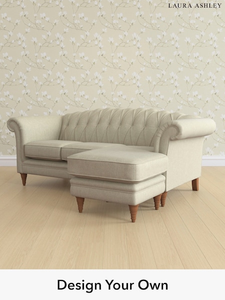 Kinsham/Natural Gloucester Button Back By Laura Ashley (W47354) | £1,900