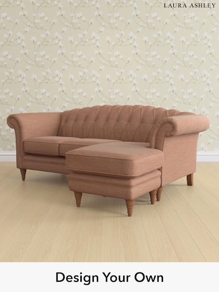 Kinsham/Rust Orange Gloucester Button Back By Laura Ashley (W47359) | £1,900
