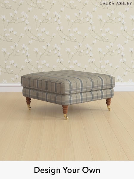 Longstowe Check/French Grey Lynden By Laura Ashley (W47373) | £725