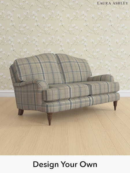 Longstowe Check/French Grey Lynden By Laura Ashley (W47373) | £1,325
