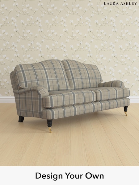 Longstowe Check/French Grey Lynden By Laura Ashley (W47373) | £1,425