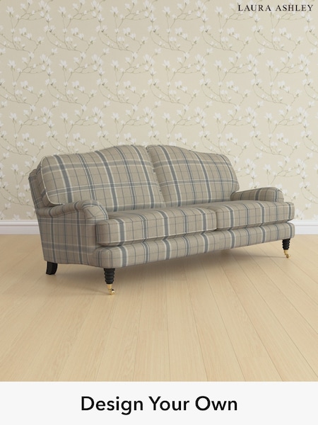 Longstowe Check/French Grey Lynden By Laura Ashley (W47373) | £1,525