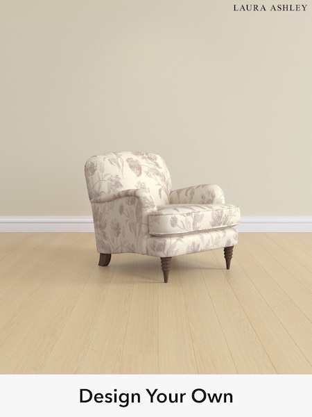 Gosford Weave/Dusky Plum Purple Lynden Scatter Back By Laura Ashley (W47378) | £850