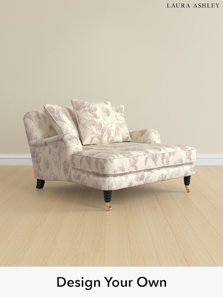 Gosford Weave/Dusky Plum Purple Lynden Scatter Back By Laura Ashley (W47378) | £1,175