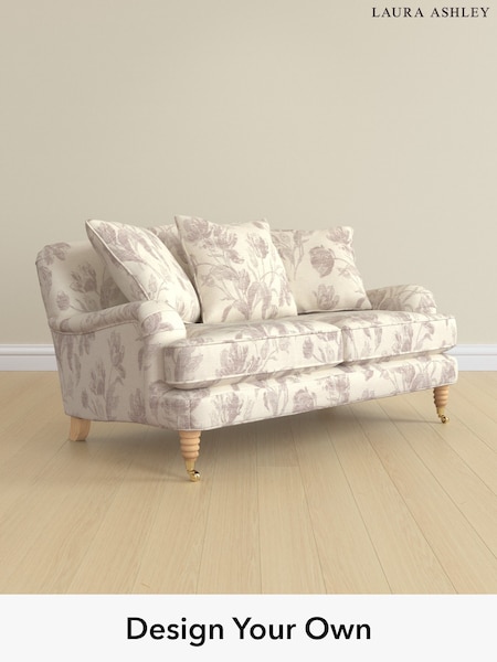 Gosford Weave/Dusky Plum Purple Lynden Scatter Back By Laura Ashley (W47378) | £1,275