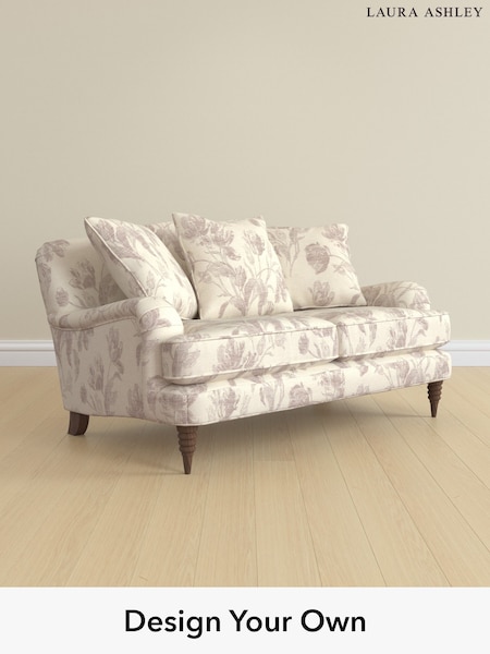 Gosford Weave/Dusky Plum Purple Lynden Scatter Back By Laura Ashley (W47378) | £1,275