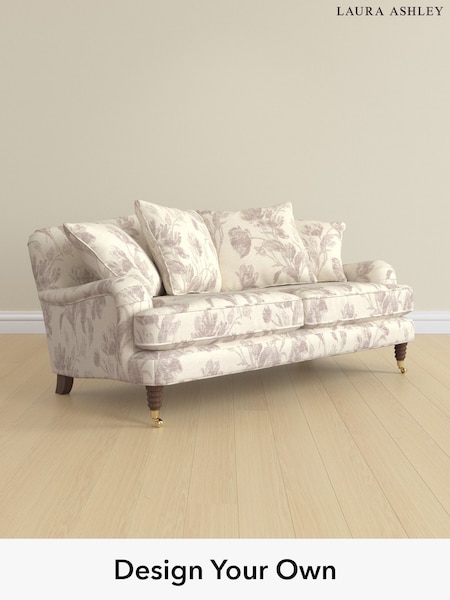 Gosford Weave/Dusky Plum Purple Lynden Scatter Back By Laura Ashley (W47378) | £1,375