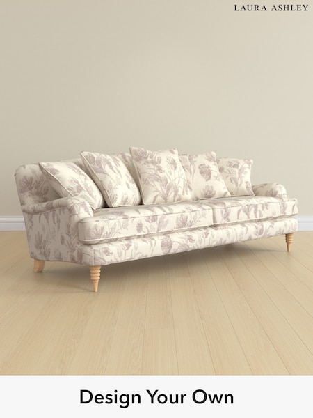 Gosford Weave/Dusky Plum Purple Lynden Scatter Back By Laura Ashley (W47378) | £1,575