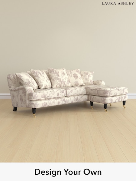 Gosford Weave/Dusky Plum Purple Lynden Scatter Back By Laura Ashley (W47378) | £2,425