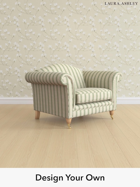 Kinsham Stripe/Hedgerow Green Gloucester By Laura Ashley (W47385) | £950