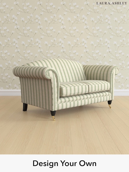 Kinsham Stripe/Hedgerow Green Gloucester By Laura Ashley (W47385) | £1,225