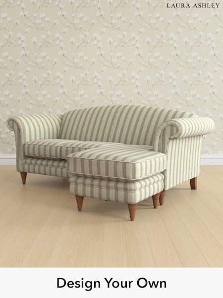Kinsham Stripe/Hedgerow Green Gloucester By Laura Ashley (W47385) | £1,800